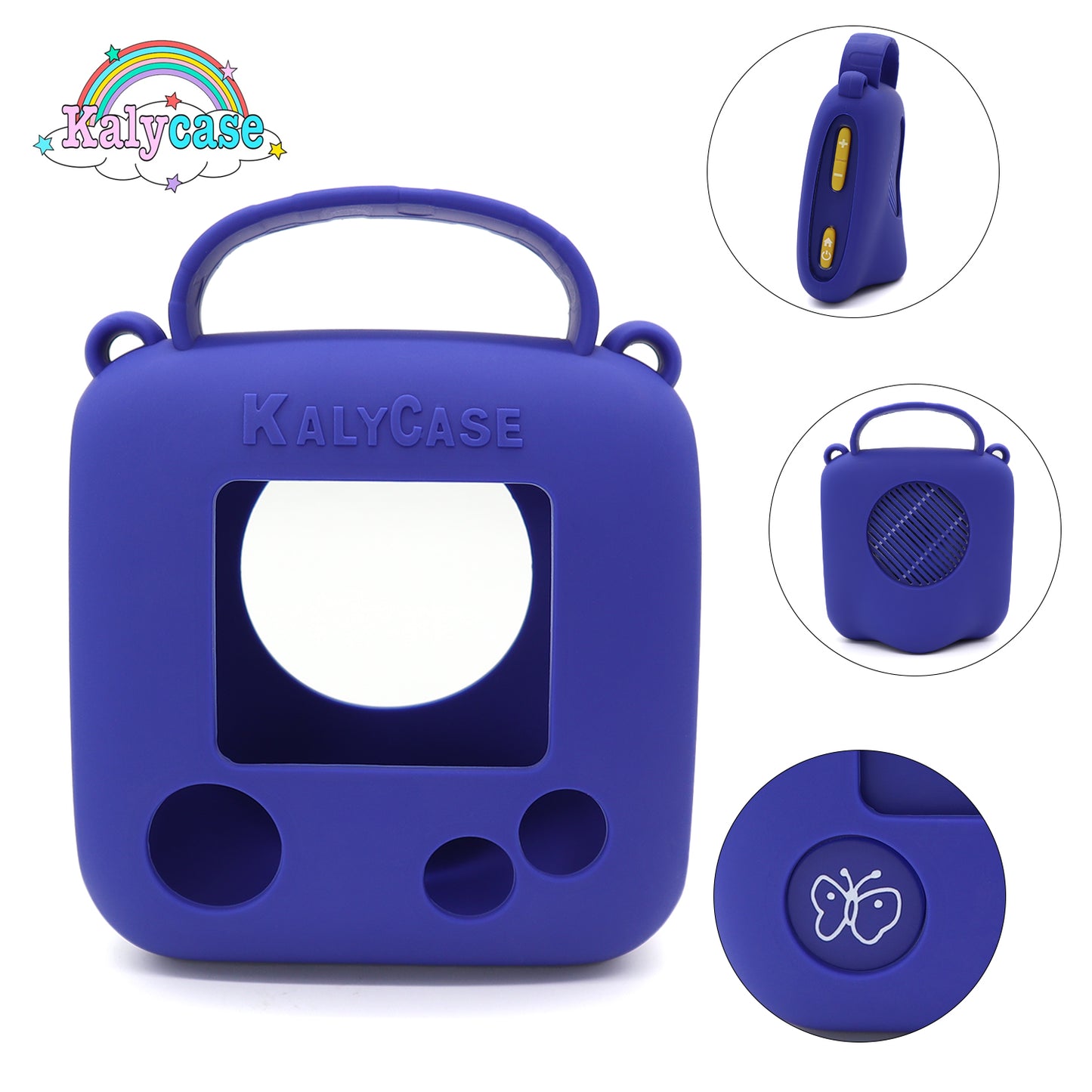 KALYCASE Coque Silicone Compatible MAX ECOLE DES LOISIRS - Etui de Protection Bleu pour Conteuse