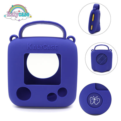 KALYCASE Coque Silicone Compatible MAX ECOLE DES LOISIRS - Etui de Protection Bleu pour Conteuse