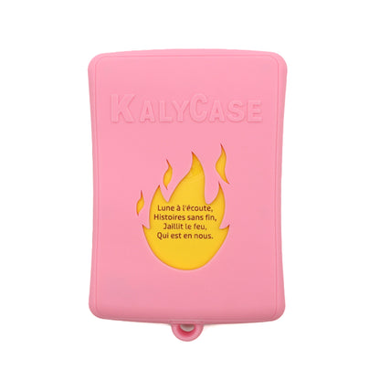 Kalycase Coque de Protection Compatible Flam Luni - Housse Rose pour Conteuse enfants - Pochette