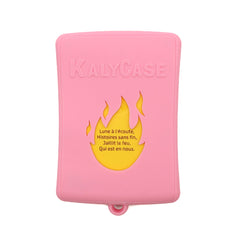 Kalycase Coque de Protection Compatible Flam Luni - Housse Rose pour Conteuse enfants - Pochette