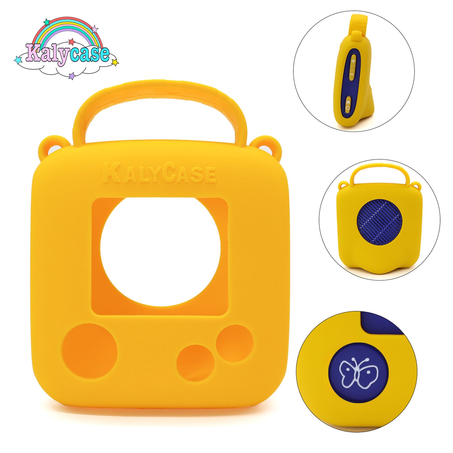 Etui de Protection Compatible MAX L'ECOLE DES LOISIRS Housse KALYCASE Jaune - Bandoulière incluse