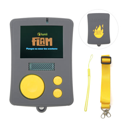 Housse Protection Flam de Lunii - Kalycase Grise Compatible Conteuse / Fabrique a1 Histoires Lunni