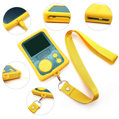 Coque Protection Compatible Flam Lunii - Kalycase Etui Silicone Jaune - Pochette Conteuse Histoire