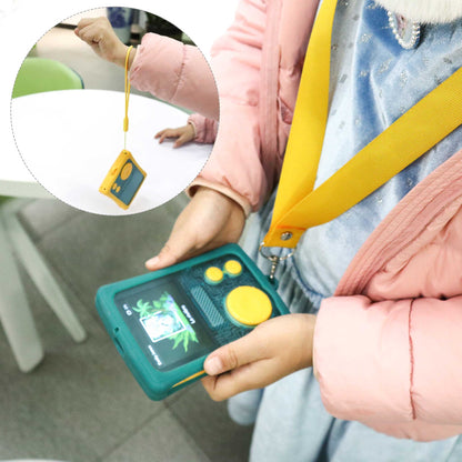 Coque Protection Compatible Flam Lunii - Kalycase Etui Silicone Jaune - Pochette Conteuse Histoire