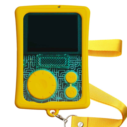 Coque Protection Compatible Flam Lunii - Kalycase Etui Silicone Jaune - Pochette Conteuse Histoire