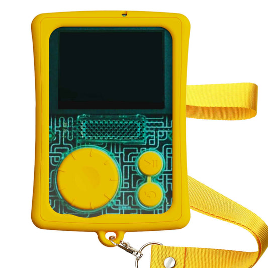 Coque Protection Compatible Flam Lunii - Kalycase Etui Silicone Jaune - Pochette Conteuse Histoire