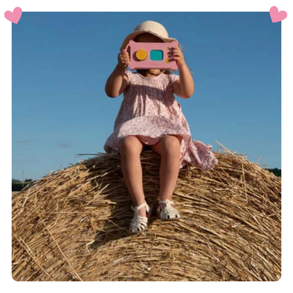 Coque KalyCase pour Ma Fabrique à Histoires de LUNII - Rose + Bandoulière incluse