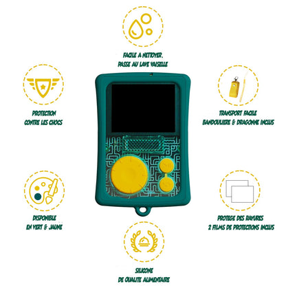 Housse Kalycase Compatible Flam Lunii - Etui Protection Verte - Conteuse FLAM