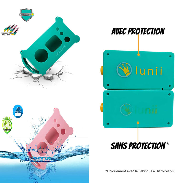 KALYCASE Pochette Compatible Conteuse Lunii V1 V2 V3 / Housse de Protection  Transparente/Sacoche Silicone pour Luni : : High-Tech