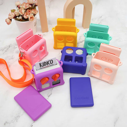 Housse de Protection Compatible Yoto - Coque KALYCASE en Silicone - Bandoulière & Pochette Porte Carte inclus