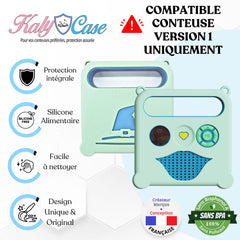 Coque KALYCASE Compatible Conteuse Merlin V1 - Housse de Protection Verte pour l'enceinte