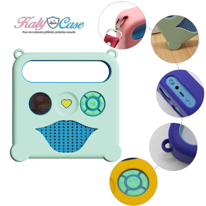 Coque KALYCASE Compatible Conteuse Merlin V1 - Housse de Protection Verte pour l'enceinte