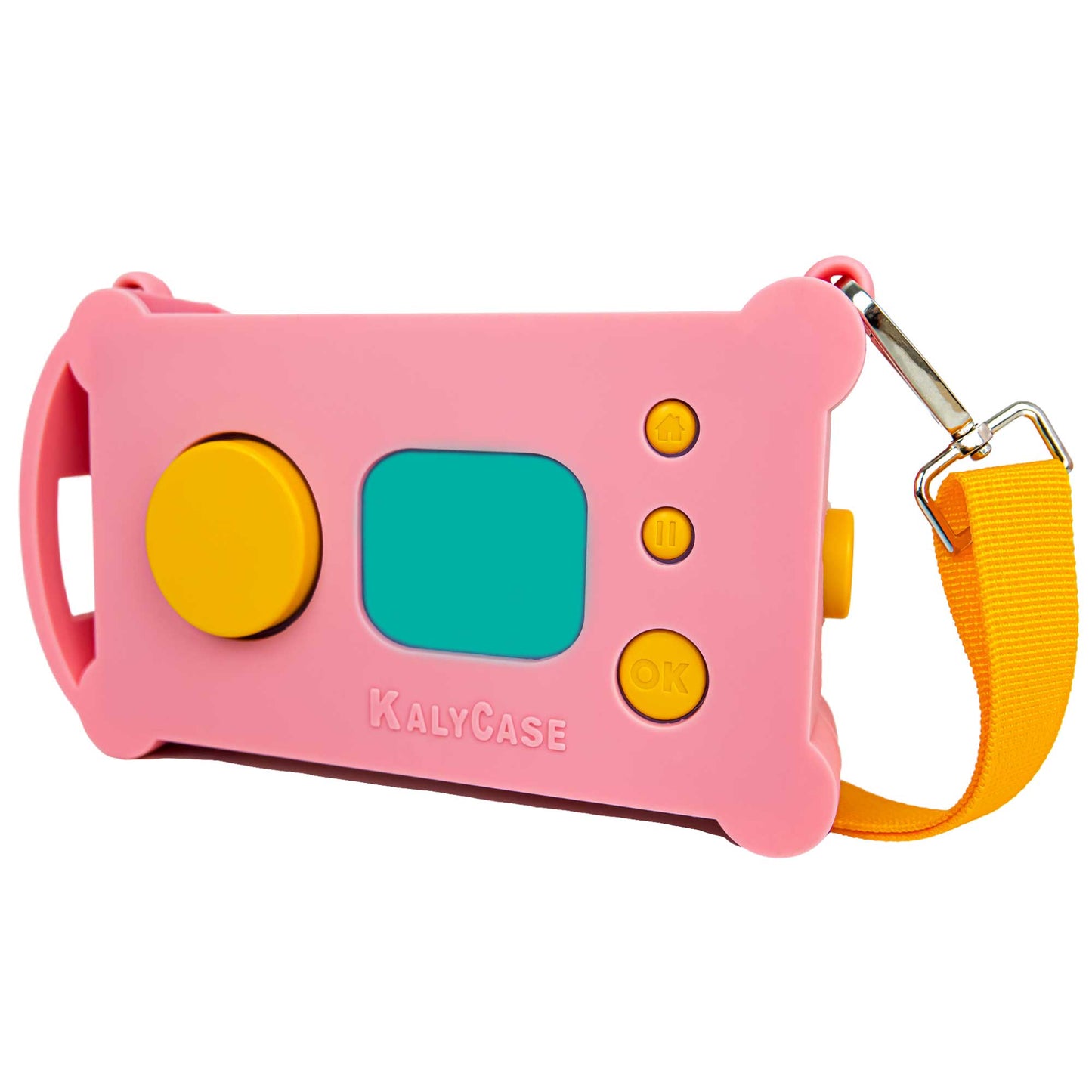 Coque KalyCase pour Ma Fabrique à Histoires de LUNII - Rose + Bandoulière incluse