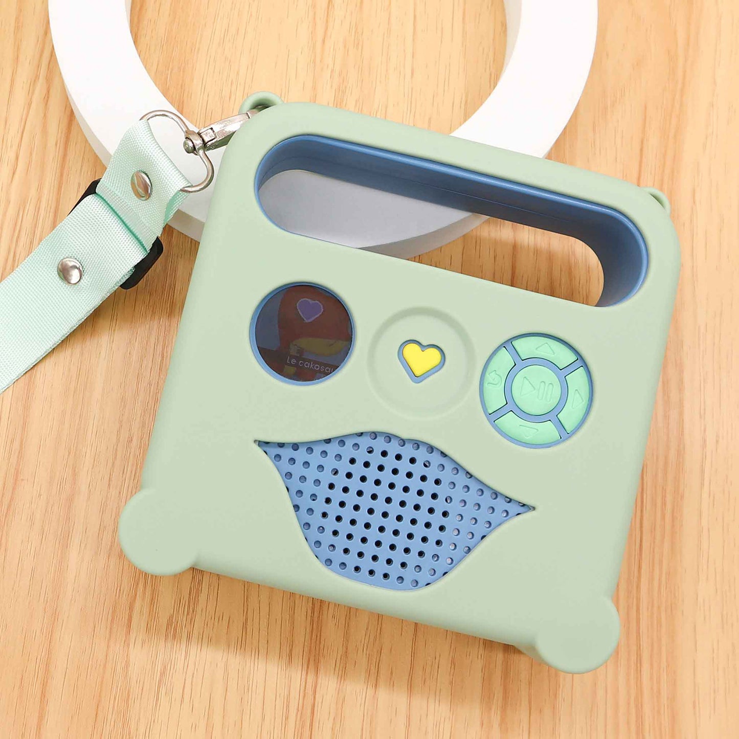 Coque KALYCASE Compatible Conteuse Merlin V1 - Housse de Protection Verte pour l'enceinte