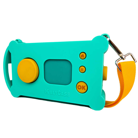 Coque KalyCase pour Ma Fabrique à Histoires de LUNII - Verte + Bandoulière incluse