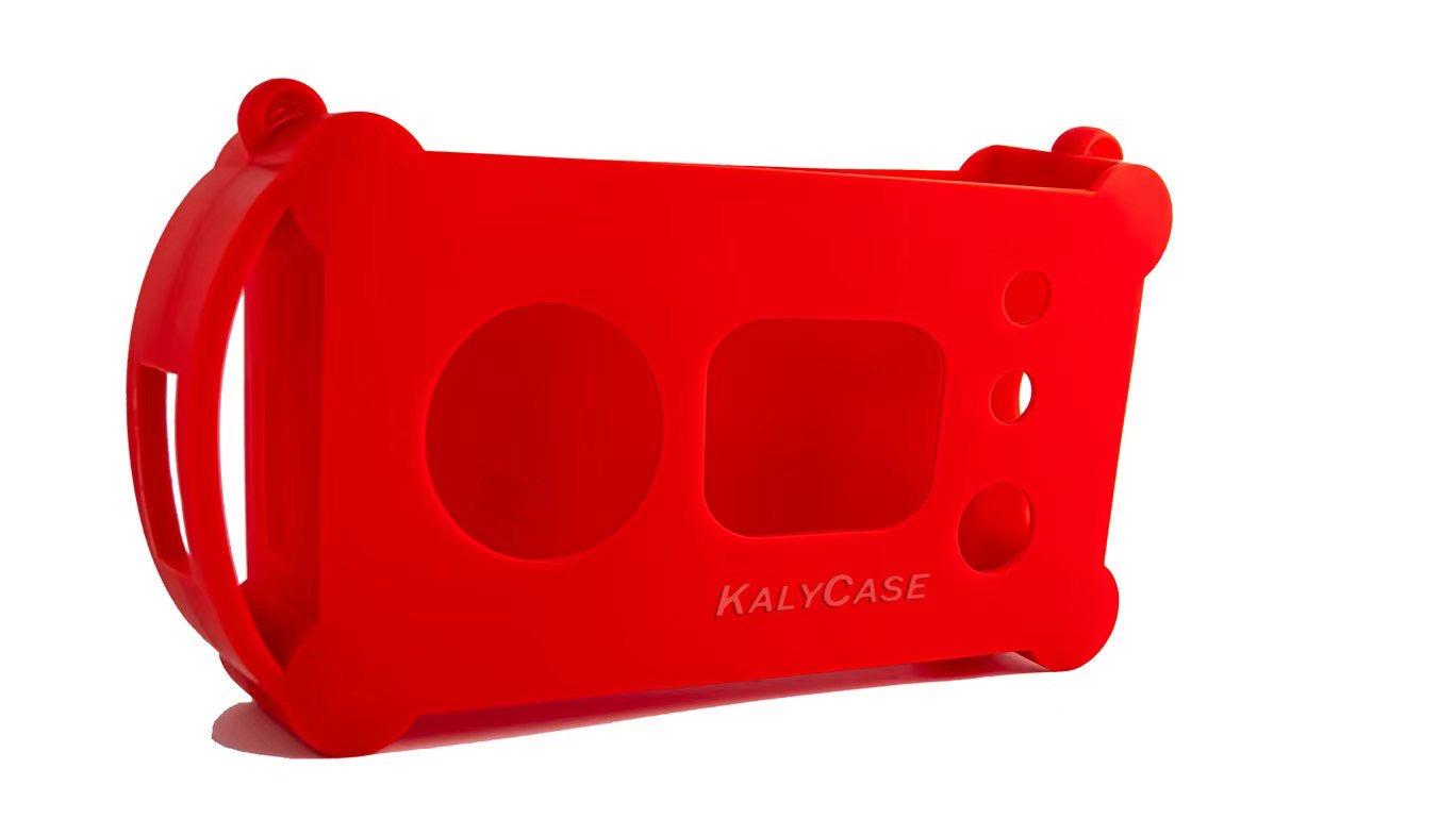 Coque KalyCase pour Ma Fabrique à Histoires de LUNII - Rouge + Bandoulière incluse