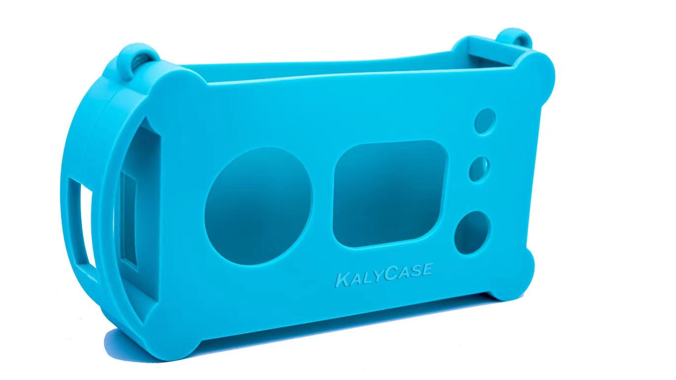 Coque KalyCase pour Ma Fabrique à Histoires de LUNII - Bleu + Bandoulière incluse