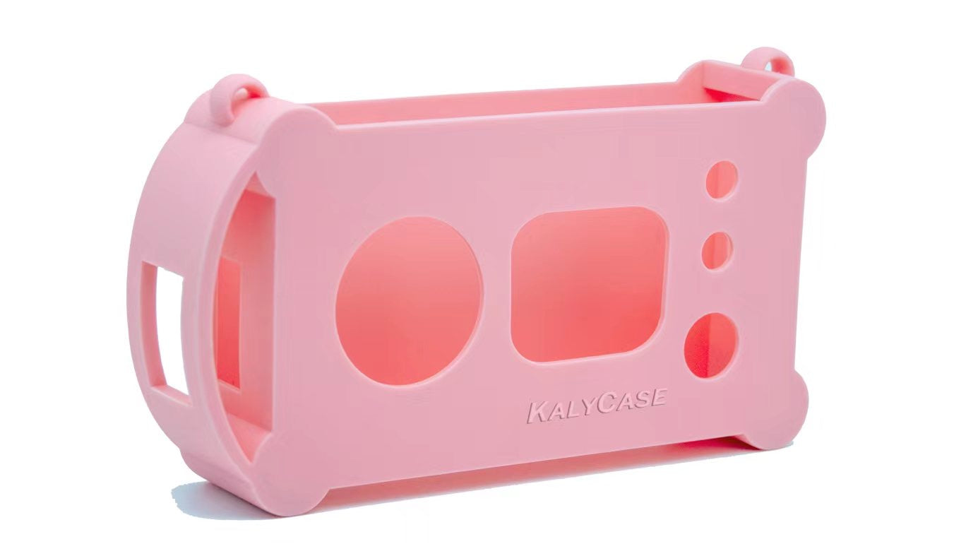 Coque KalyCase pour Ma Fabrique à Histoires de LUNII - Rose + Bandoulière incluse